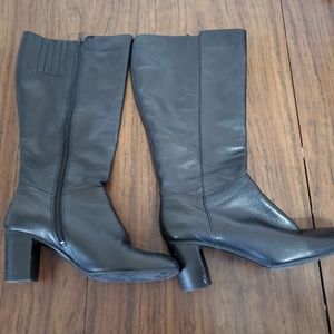 Black Knee High Boots